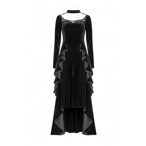  TY103 Custom Made to order Velvet  Gothic Victorian Witch dress Regular Size XS S M L XL & Plus size  (SZ16-52)1X 2X 3X 4X 5X 6X 7X 8X 9X 10X